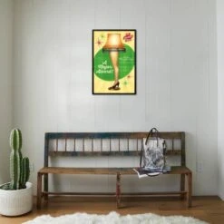 A Christmas Story - Lamp 22" X 34" Essential Black Frame -The Print Shop a christmas story lamp u L Q1RG4N127X2FA 2