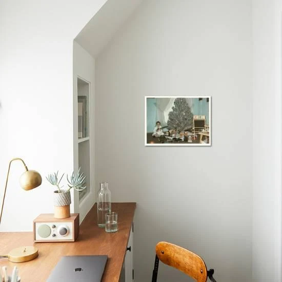 Boy With Gun And Fake Christmas Tree 16" X 12" Just The Print 4 Boy With Gun And Fake Christmas Tree 16" X 12" Just The Print - Image 4