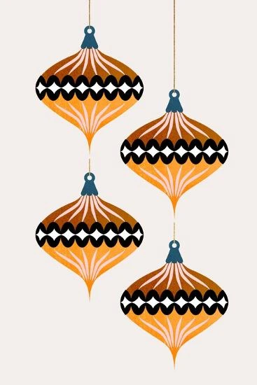 Christmas Balls (Vers.1) 12" X 18" Just The Print 3 Christmas Balls (Vers.1) 12" X 18" Just The Print - Image 3