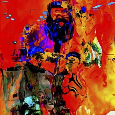 Christmas Cheer 16" X 16" Just The Print 2 Christmas Cheer 16" X 16" Just The Print - Image 2