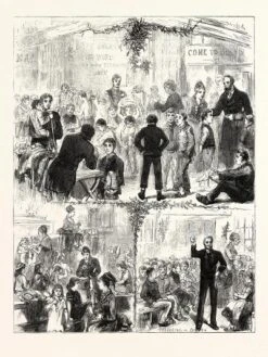 Christmas Day At The Golden Lane Mission: Clothing And Feeding The Ragged Children, 1876 12" X 16" Just The Print -The Print Shop christmas day at the golden lane mission clothing and feeding the ragged children 1876 u L Q1OMANE0 3