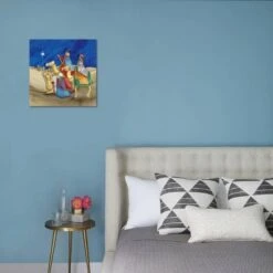 Christmas In Bethlehem II Square 16" X 16" Just The Print