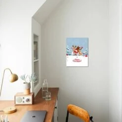 Christmas Party Fireworks In The Winter Forest. Party With The Participation Of Santa Claus And Fun 12" X 16" Just The Print -The Print Shop christmas party fireworks in the winter forest party with the participation of santa claus and fun u L Q1K5B4P0 3