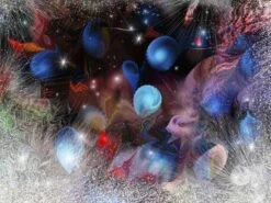 Christmas Time 7 16" X 12" Just The Print