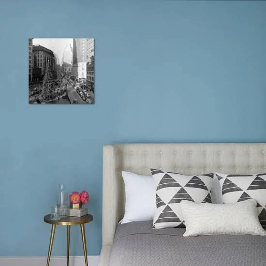 Christmas Tree On 52nd Street Next To Gimbels Department Store, New York, NY, 1940S 16" X 16" Just The Print 2 Christmas Tree On 52nd Street Next To Gimbels Department Store, New York, NY, 1940S 16" X 16" Just The Print - Image 2