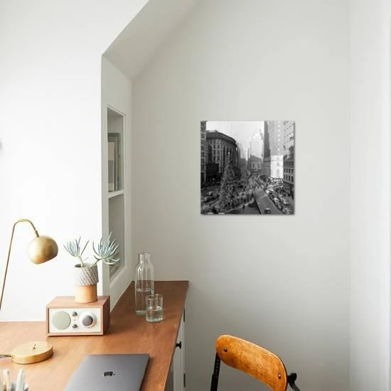 Christmas Tree On 52nd Street Next To Gimbels Department Store, New York, NY, 1940S 16" X 16" Just The Print 3 Christmas Tree On 52nd Street Next To Gimbels Department Store, New York, NY, 1940S 16" X 16" Just The Print - Image 3