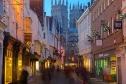 Colliergate And York Minster At Christmas, York, Yorkshire, England, United Kingdom, Europe 12" X 8" Just The Print -The Print Shop colliergate and york minster at christmas york yorkshire england united kingdom europe u L PXX35G0 3