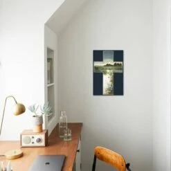 Country Scene Inside Cross, Christmas Card 12" X 18" Just The Print -The Print Shop country scene inside cross christmas card u L Q1NKQSW0 3