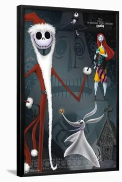 Disney Tim Burton's The Nightmare Before Christmas - Collage 22" X 34" Essential Black Frame 14 Disney Tim Burton's The Nightmare Before Christmas - Collage 22" X 34" Essential Black Frame -The Print Shop disney tim burton s the nightmare before christmas collage u L Q1RG28O27X2FA 4