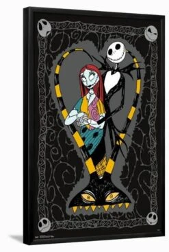 Disney Tim Burton's The Nightmare Before Christmas - Couple 22" X 34" Essential Black Frame 14 Disney Tim Burton's The Nightmare Before Christmas - Couple 22" X 34" Essential Black Frame -The Print Shop disney tim burton s the nightmare before christmas couple u L Q1RG20U27X2FA 4