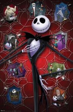 Disney Tim Burton's The Nightmare Before Christmas - Hot 22" X 34" Just The Poster -The Print Shop disney tim burton s the nightmare before christmas hot u L Q1RG5L20 2