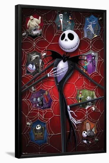 Disney Tim Burton's The Nightmare Before Christmas - Hot 22" X 34" Essential Black Frame 2 Disney Tim Burton's The Nightmare Before Christmas - Hot 22" X 34" Essential Black Frame - Image 2