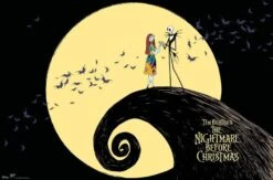 Disney Tim Burton's The Nightmare Before Christmas - Moonlight 34" X 22" Just The Poster -The Print Shop disney tim burton s the nightmare before christmas moonlight u L Q1RG2FI0 3