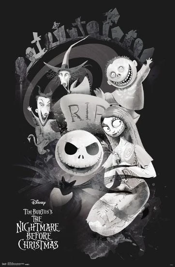 Disney Tim Burton's The Nightmare Before Christmas - Rip 22" X 34" Just The Poster 2 Disney Tim Burton's The Nightmare Before Christmas - Rip 22" X 34" Just The Poster - Image 2