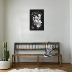 Disney Tim Burton's The Nightmare Before Christmas - Rip 22" X 34" Essential Black Frame -The Print Shop disney tim burton s the nightmare before christmas rip u L Q1RFV4G27X2FA 1