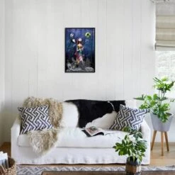 Disney Tim Burton's The Nightmare Before Christmas - Romance 22" X 34" Essential Black Frame -The Print Shop disney tim burton s the nightmare before christmas romance u L Q1RG21E27X2FA 4