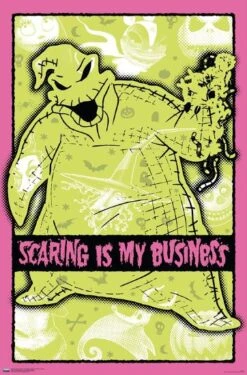 Disney Tim Burton's The Nightmare Before Christmas - Scaring 22" X 34" Just The Poster -The Print Shop disney tim burton s the nightmare before christmas scaring u L Q1S2HMX0 2