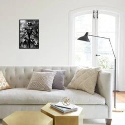 Disney Tim Burton's The Nightmare Before Christmas - Shadows 22" X 34" Essential Black Frame -The Print Shop disney tim burton s the nightmare before christmas shadows u L Q1RFU3527X2FA 1