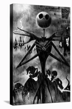Disney Tim Burton's The Nightmare Before Christmas - Shadows 15" X 22" Stretched Canvas 8 Disney Tim Burton's The Nightmare Before Christmas - Shadows 15" X 22" Stretched Canvas -The Print Shop disney tim burton s the nightmare before christmas shadows u L Q1S10WL27Y5ON 3