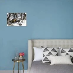 Family Going To A Christmas Party By Horse-Drawn Sleigh, England, 1850s 18" X 12" Just The Print -The Print Shop family going to a christmas party by horse drawn sleigh england 1850s u L Q1J4QWT0 2