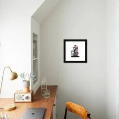 Gallery Pops Disney Tim Burton's The Nightmare Before Christmas - Couple Wall ArtGallery Pops Black Frame