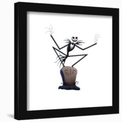Gallery Pops Disney Tim Burton's The Nightmare Before Christmas - Dance Wall ArtGallery Pops Black Frame