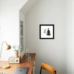 Gallery Pops Disney Tim Burton's The Nightmare Before Christmas - Grave Wall ArtGallery Pops Black Frame