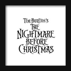 Gallery Pops Disney Tim Burton's The Nightmare Before Christmas - Logo Wall ArtGallery Pops Black Frame -The Print Shop gallery pops disney tim burton s the nightmare before christmas logo wall art u L Q1RJ7NN27XW73 4