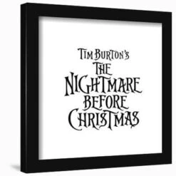 Gallery Pops Disney Tim Burton's The Nightmare Before Christmas - Logo Wall ArtGallery Pops Black Frame -The Print Shop gallery pops disney tim burton s the nightmare before christmas logo wall art u L Q1RJ7NN27XW73 5
