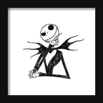 Gallery Pops Disney Tim Burton's The Nightmare Before Christmas - Pose Wall ArtGallery Pops Black Frame 5 Gallery Pops Disney Tim Burton's The Nightmare Before Christmas - Pose Wall ArtGallery Pops Black Frame - Image 5