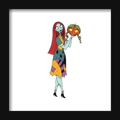 Gallery Pops Disney Tim Burton's The Nightmare Before Christmas - Pumpkin Wall ArtGallery Pops Black Frame 5 Gallery Pops Disney Tim Burton's The Nightmare Before Christmas - Pumpkin Wall ArtGallery Pops Black Frame - Image 5