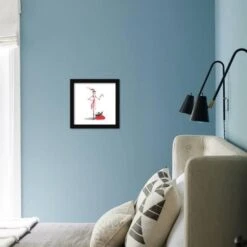 Gallery Pops Disney Tim Burton's The Nightmare Before Christmas - Santa Wall ArtGallery Pops Black Frame