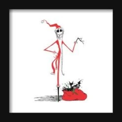 Gallery Pops Disney Tim Burton's The Nightmare Before Christmas - Santa Wall ArtGallery Pops Black Frame -The Print Shop gallery pops disney tim burton s the nightmare before christmas santa wall art u L Q1RJ8BN27XW73 5