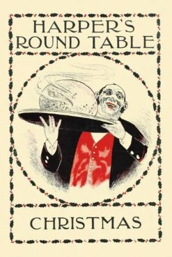 Harper's Round Table, Christmas 12" X 18" Just The Print -The Print Shop harper s round table christmas u L Q1LCVFX0 2