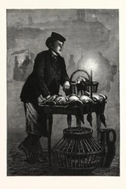 Here's Your Christmas Dinner! 12" X 18" Just The Print