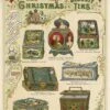 Huntley And Palmer's New Christmas Biscuit Tins 12" X 16" Just The Print