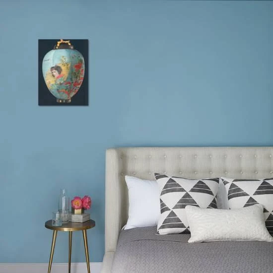 Japanese Lantern, Christmas Card 12" X 16" Just The Print 3 Japanese Lantern, Christmas Card 12" X 16" Just The Print - Image 3