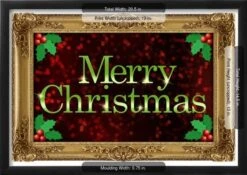 Merry Christmas Faux Framed Holiday PosterEssential Black Frame 14 Merry Christmas Faux Framed Holiday PosterEssential Black Frame -The Print Shop merry christmas faux framed holiday poster u L F59LH427X2FA 4