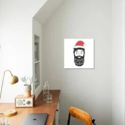 Merry Christmas Hand Drawn Style Illustration With Man Head And Lettering Text. Holiday Typography 16" X 16" Just The Print 6 Merry Christmas Hand Drawn Style Illustration With Man Head And Lettering Text. Holiday Typography 16" X 16" Just The Print -The Print Shop merry christmas hand drawn style illustration with man head and lettering text holiday typography u L Q1K65IQ0 2