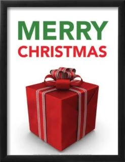 Merry Christmas 12" X 16" Essential Black Frame -The Print Shop merry christmas u L Q1FZJD227X2FA 2