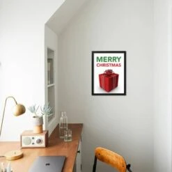Merry Christmas 12" X 16" Essential Black Frame -The Print Shop merry christmas u L Q1FZJD227X2FA 3