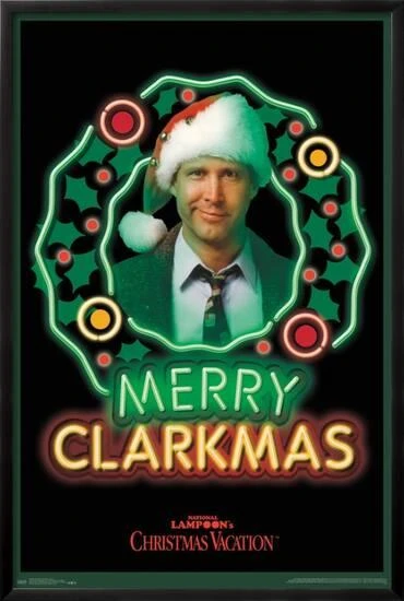 National Lampoon's Christmas Vacation - Clark 22" X 34" Essential Black Frame 2 National Lampoon's Christmas Vacation - Clark 22" X 34" Essential Black Frame - Image 2