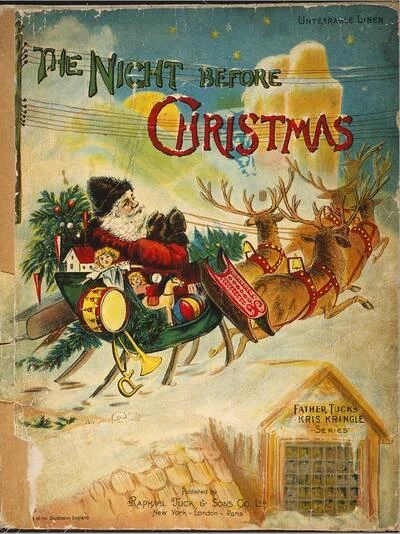 Night Before Christmas 9" X 12" Stretched Canvas 5 Night Before Christmas 9" X 12" Stretched Canvas - Image 5