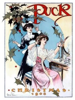 Puck Christmas 1908 12" X 16" Just The Print 6 Puck Christmas 1908 12" X 16" Just The Print -The Print Shop puck christmas 1908 u L Q1L53WB0 2