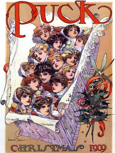 Puck Christmas 1909 12" X 16" Just The Print 4 Puck Christmas 1909 12" X 16" Just The Print - Image 4