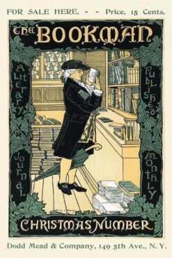 The Bookman Christmas Number For Sale Here 12" X 18" Just The Print