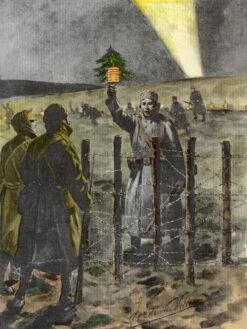 The Christmas Day Truce Of 1914 12" X 16" Just The Print -The Print Shop the christmas day truce of 1914 u L Q1NE8VJ0 3