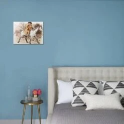 The Curmudgeons' Christmas: Horseriding 16" X 12" Just The Print -The Print Shop the curmudgeons christmas horseriding u L Q1QCJC70 3