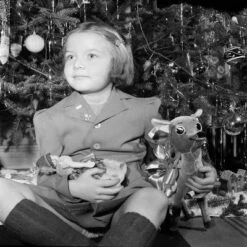 The Joy Of Christmas, 1942 16" X 16" Just The Print