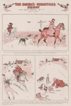 The Squire's Christmas Present 12" X 18" Just The Print -The Print Shop the squire s christmas present u L Q1OCPX80 2